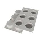 SILIKOMART silikoonist küpsetus vorm "Mini Dress", 6 tk. 6 x 96 ml (viso: 576 ml) | 1