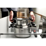 Terasest kastrulite komplekt koos kaantega WOLL "Concept Pro" 101CO+824CO | 2