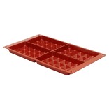 SILIKOMART silikoonist küpsetusplaat vahvlitele"Waffel Classic SF155" 4 x 137 ml (viso: 548 ml) | 4