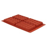 SILIKOMART silikoonist küpsetusplaat vahvlitele"Waffel Classic SF155" 4 x 137 ml (viso: 548 ml) | 3