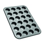 ZENKER 24-kohaline mini-muffinite vorm"Black Metallic" 38,5 x 26,5 x 4,5 cm | 1