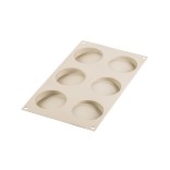SILIKOMART silikoonist küpsetusvormi ja rõngaste komplekt "Mini glam", 7 tk. 6 x 46 ml (viso: 276 ml) | 2