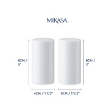 LIFETIMEBRANDS portselanist pipra- ja soolatoos "Mikasa"  | 8