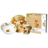 RITZENHOFF & BREKER portselanist lastenõude komplekt "Wald Tiere", 3 osa  | 5