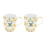 EASY LIFE portselanist kruuside komplekt "Mimosa", 2 vnt., 350 ml  | 1