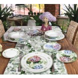 BRANDANI portselanist taldrikukomplekt "Flora" 18 tk | 3