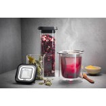 GEFU klaaskonteiner lahtiselt toiduainete jaoks "Pantry" 7x7x17,6 cm | 5