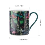 LifetimeBRANDS portselanist kruus "Butterflies" 300 ml | 4