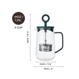 LifetimeBRANDS teekann "Spinning" 1,25 l | 5