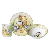 RITZENHOFF & BREKER portselanist lastenõude komplekt "Hoftiere", 3 osa  | 1