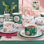 EASY LIFE portselanist taldrikukomplekt "Botanic chic" 4 tk, Ø 19 cm | 2