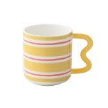 EASY LIFE portselanist kruus "Twist yellow" 350 ml | 1