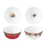 EASY LIFE portselanist kausside komplekt "Christmas berries" 2 tk, Ø 14 cm | 1