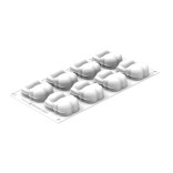 SILIKOMART silikoonist küpsetusvorm "Rabbit", 8 x 70 ml (viso: 560 ml) | 1
