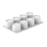 SILIKOMART silikoonist küpsetusvorm "Antea", 8 x 130 ml (viso: 1,04 l) | 1