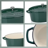 KELA emailitud malmpott koos kaanega "Calido" 33 x 26 cm, 6 l | 4