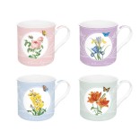 EASY LIFE portselanist kruuside komplekt "Royal Blossom" 4 tk, 300 ml | 1