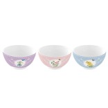 EASY LIFE portselanist kausside komplekt "Royal Blossom" 3 tk, Ø 9,5 cm | 1