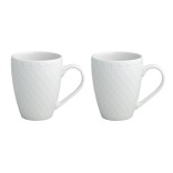 BRANDANI portselanist tasside komplekt "Burlesque" 2 tk., 450 ml | 1