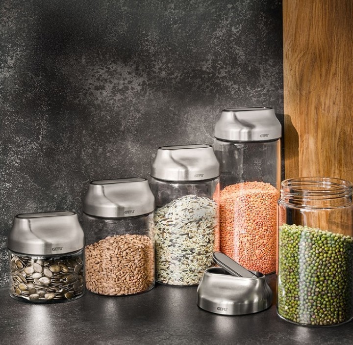 GEFU klaaskonteiner lahtiselt toiduainete jaoks "Kippo" 10,5 cm | 2