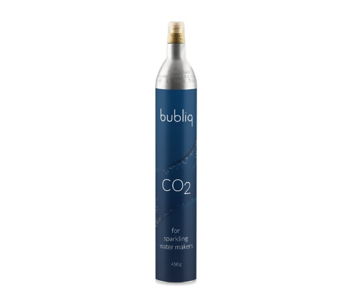 BUBLIQ CO₂ süsihappegaasi balloon, 450 g (täidetud)  | 1