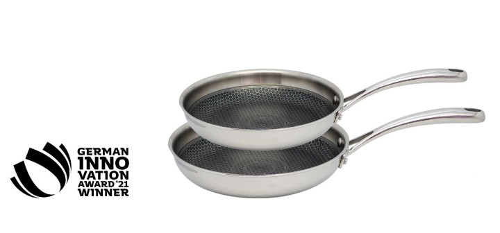 ELO roostevabast terasest pann "Relief" Ø 28 cm | 6