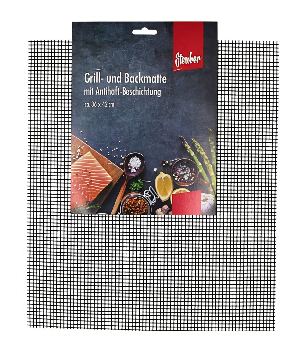 STEUBER küpsetusmatt grillile, kandiline Ø 36 cm | 1