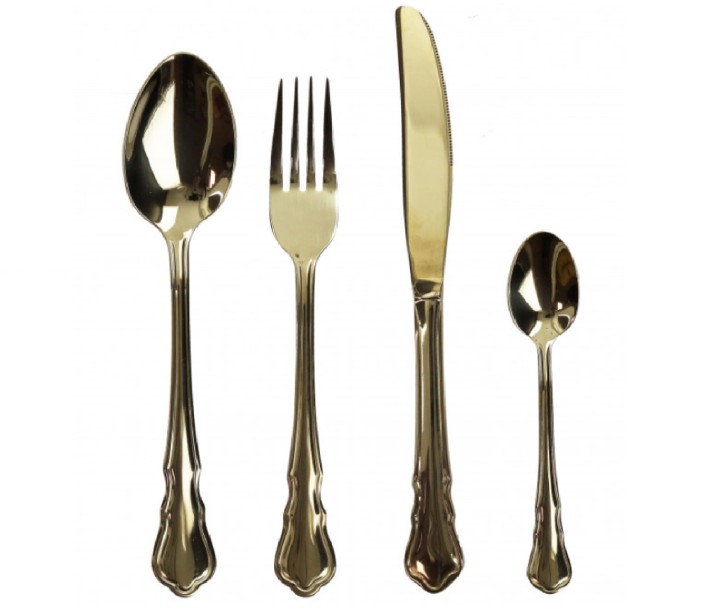 BRANDANI söögiriistade komplekt "Imperial Gold" 16 dalių | 1