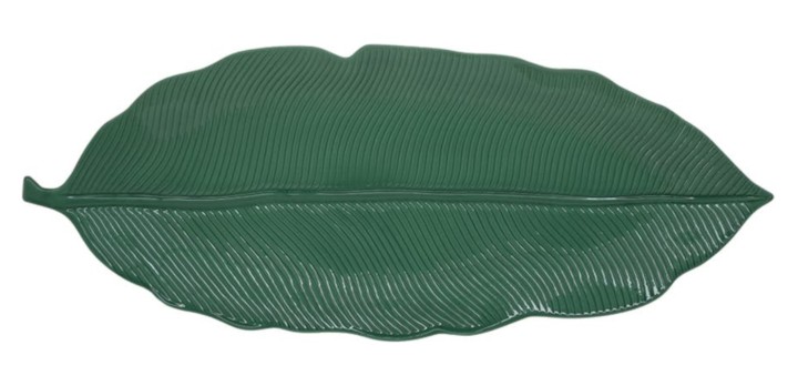 EASY LIFE serveerimisnõu "Tropical leaves green", 39 x 16 cm  | 1