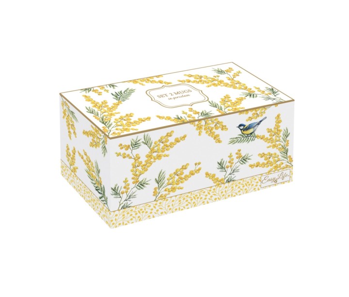 EASY LIFE portselanist kruuside komplekt "Mimosa", 2 vnt., 350 ml  | 4