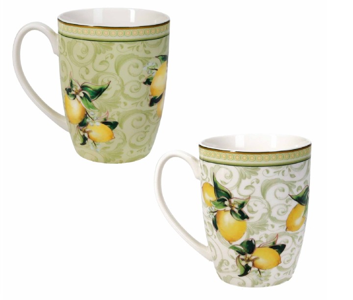 BRANDANI portselanist kruuside komplekt  "Limoni" 2 vnt. 250 ml | 1