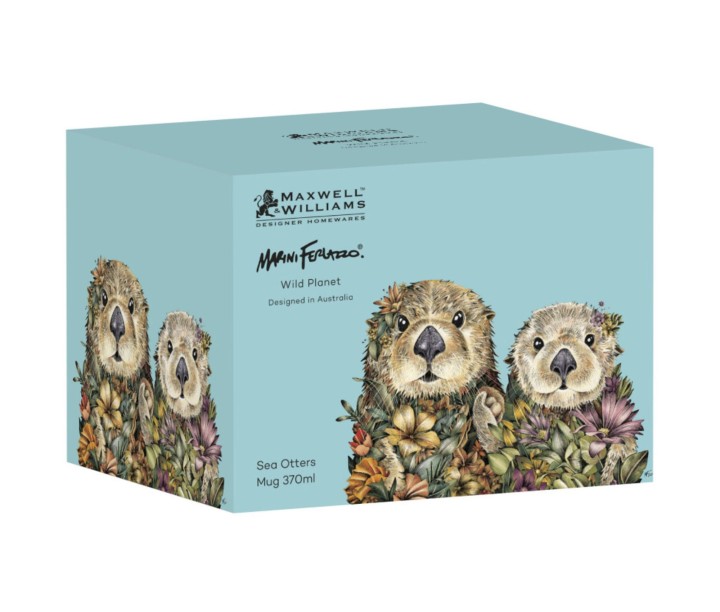 MAXWELL AND WILLIAMS portselanist kruus "Sea Otters", 370 ml  | 4