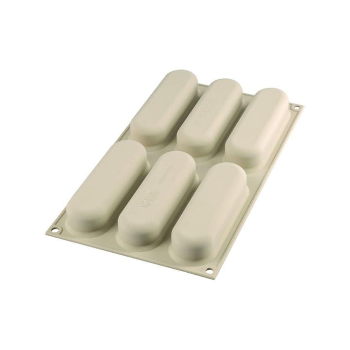SILIKOMART silikoonist küpsetus vorm "Kit pop eclair", 6 tk. 6 x 140 ml (viso: 840 ml) | 1
