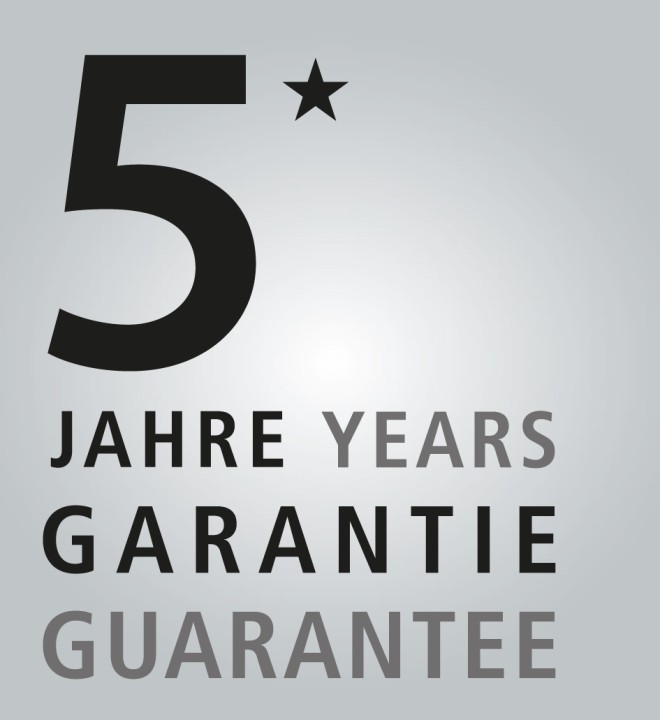Kvaliteedi garantii: 5 aastat