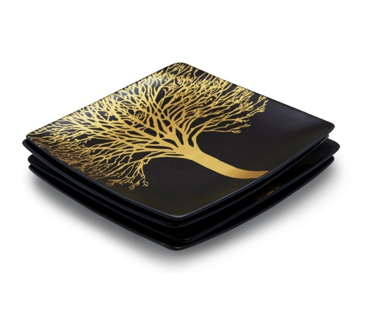 WD LIFESTYLE keraamiliste taldrikute komplekt "Singapore", 4 tk., 21 x 21 cm  | 4
