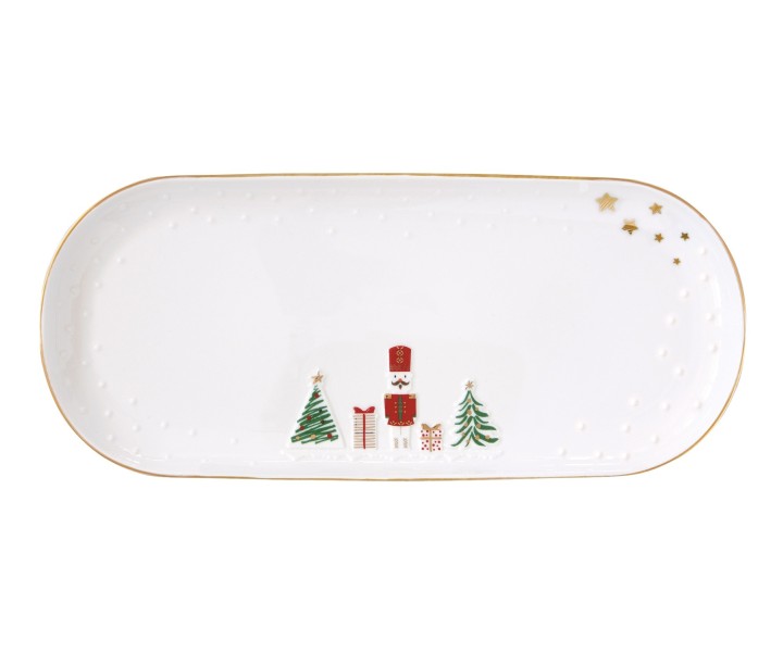 EASY LIFE serveerimisplaat "Let it snow" 34 x 15 cm | 1