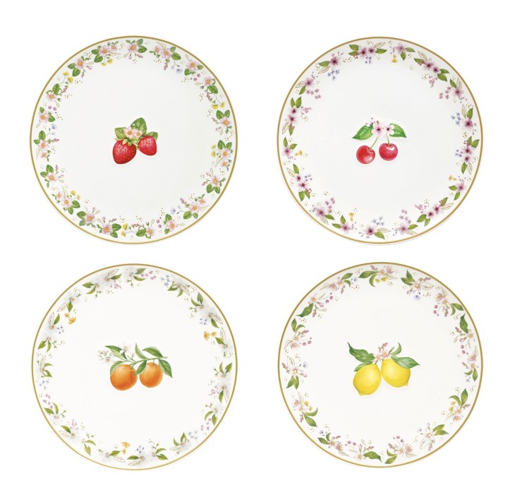 EASY LIFE portselanist taldrikukomplekt "Chant des Roses" 2 tk, Ø 16 cm | 1