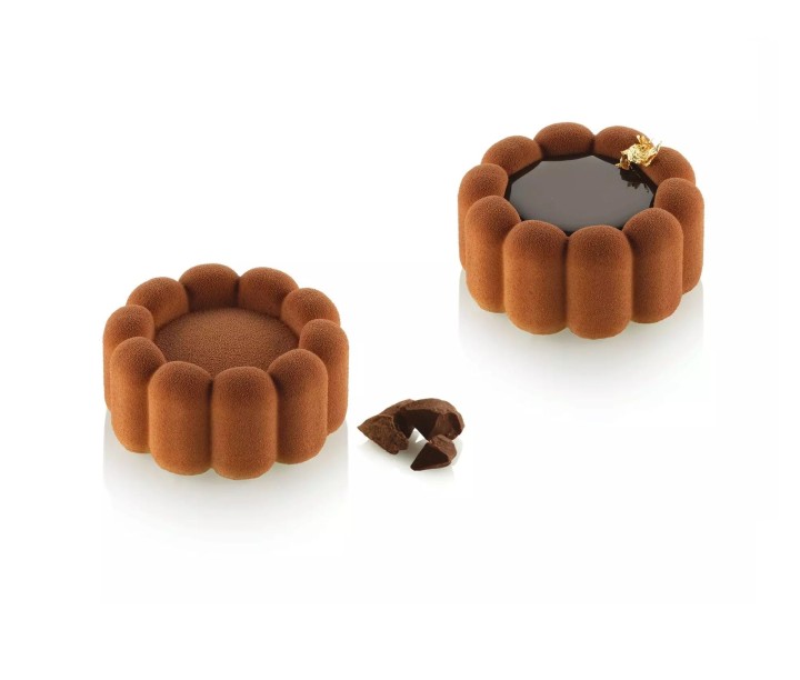 SILIKOMART silikoonist küpsetusvorm "Charlotte", 6 x 100 ml (viso: 600 ml) | 2