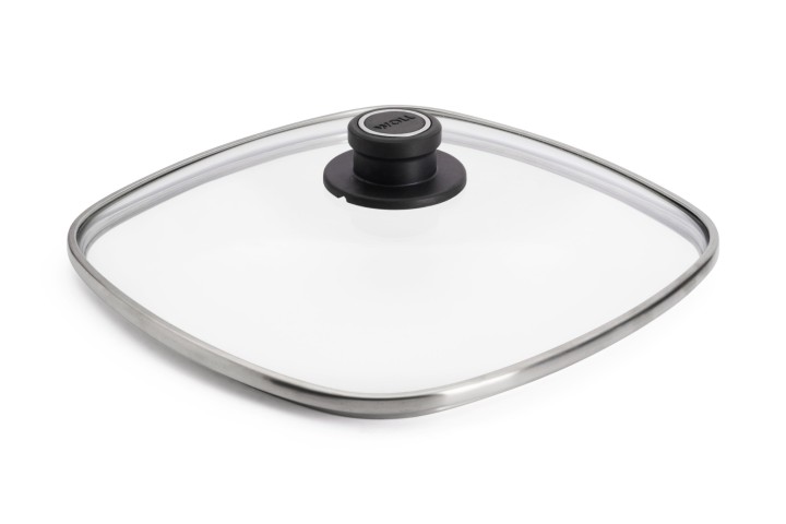 WOLL nelinurkne klaasist kaas "Titan Best Safety Glass" 28 x 28 cm | 1