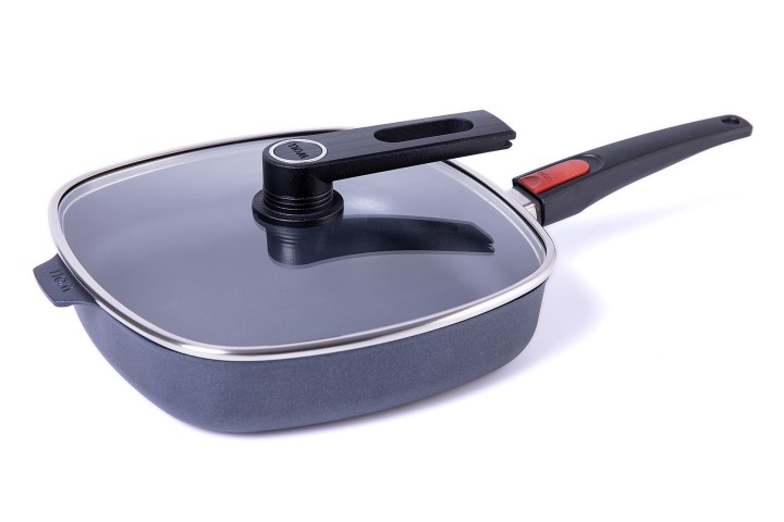 WOLL nelinurkne klaasist kaas "Smart Lid" 24 x 24 cm | 5