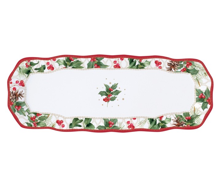 EASY LIFE serveerimisplaat "Christmas berries" 37 x 14 cm | 1