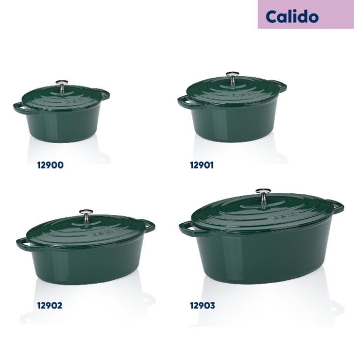 KELA emailitud malmpott koos kaanega "Calido" 33 x 26 cm, 6 l | 6