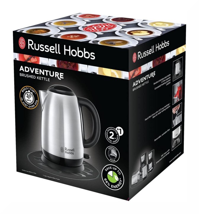 "Russell Hobbs'' elektriline veekeetja "Adventure 1.7 Litre Brushed" 23912-70  | 5