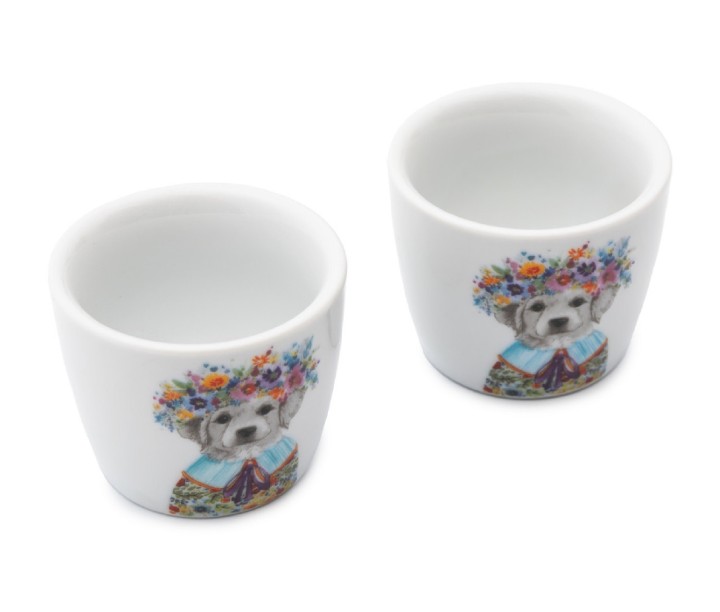 LifetimeBRANDS portselanist munahoidja "Puppy", 2 tk.  | 3