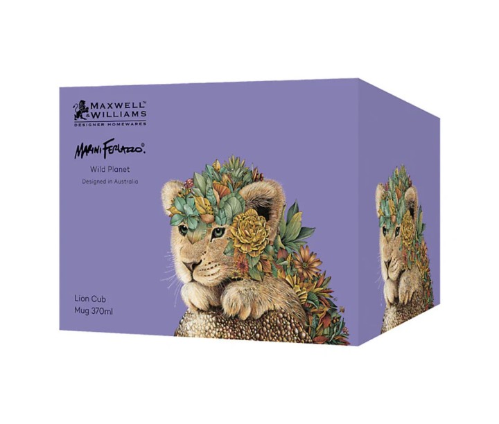 MAXWELL AND WILLIAMS portselanist kruus "Lion", 370 ml  | 3