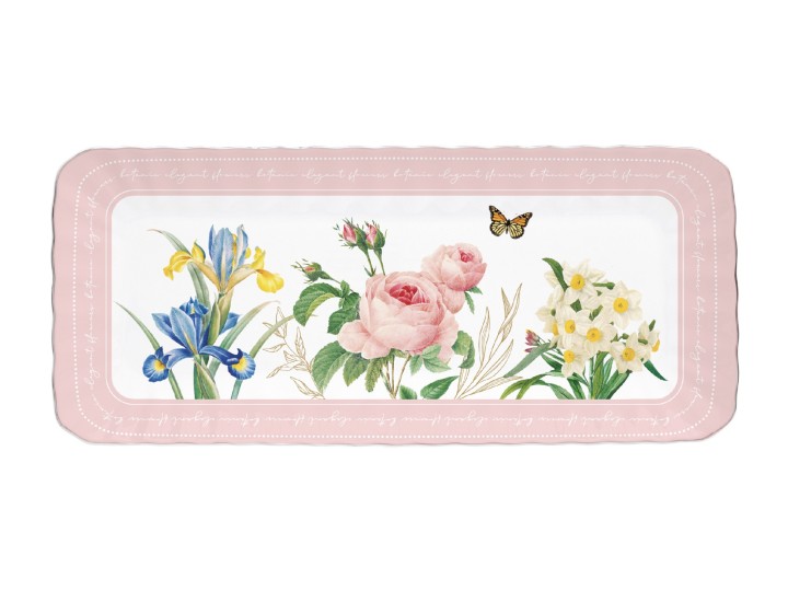 EASY LIFE portselanist serveerimistaldrik "Royal Blossom", 36 x16 cm  | 1