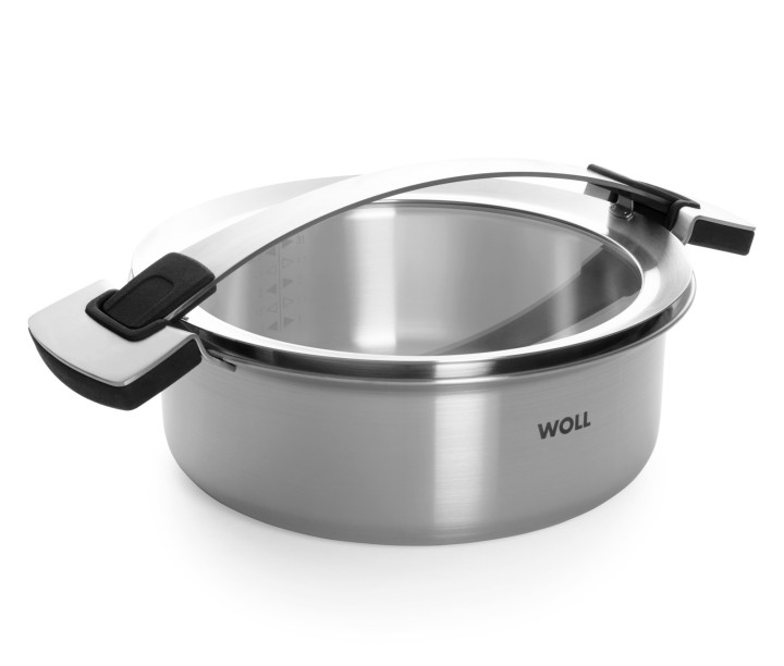 Terasest kastrulite komplekt koos kaantega WOLL "Concept Pro" 101CO+824CO | 4