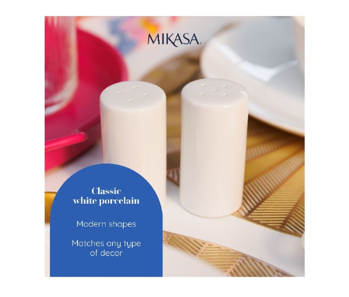LIFETIMEBRANDS portselanist pipra- ja soolatoos "Mikasa"  | 9