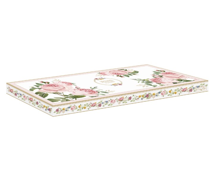 EASY LIFE portselanist serveerimistaldrik "Chant des Roses", 35 x15 cm  | 2