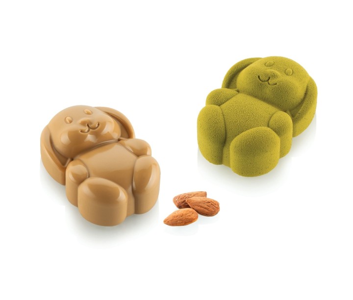 SILIKOMART silikoonist küpsetusvorm "Rabbit", 8 x 70 ml (viso: 560 ml) | 2